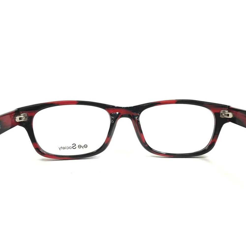 Eye Society Eyeglasses Frames Mod.ES brush 7A COL.B31 Black Red Wood 51-19-145